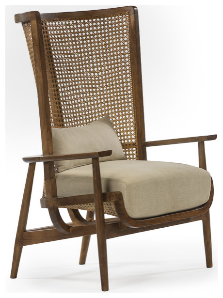 Wingman Lounge Chair, Gray, Porto