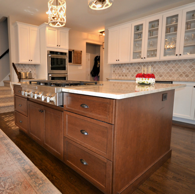 Chester Springs Kitchen Remodel with Refinished Flooring Transitional