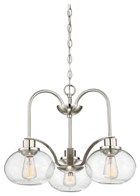 Quoizel Trilogy Three Light Chandelier TRG5103BN