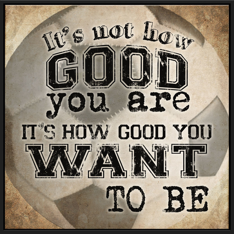 Soccer Quote - Contemporary - Prints And Posters - by JBASS GRAND ...