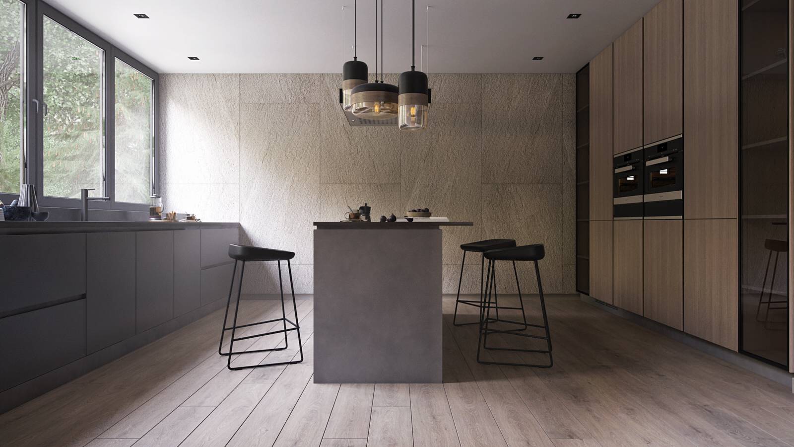 Функциональная кухня с техникой Miele