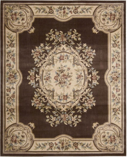 Nourison Cau Cht01 Brown Rug Victorian Area Rugs By Plushrugs