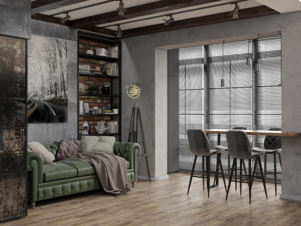 Однокомнатная квартира в стиле Лофт