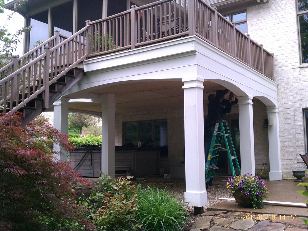 Home design - transitional home design idea in Indianapolis