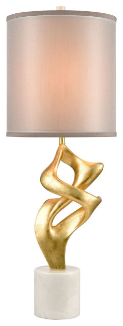 Grey Elk Lighting D2748-LED Small Cone Neck LED Lamp Gold