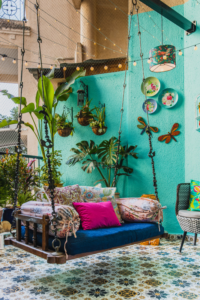 Inspiration for a bohemian patio in Pune.