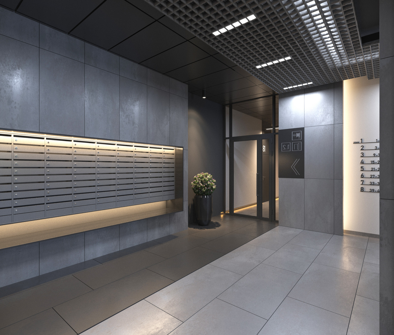 Интерьеры МОП ЖК "НОРМАНДИЯ НЕМАН", СК "СТРИЖИ"