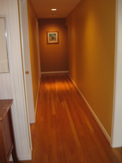 I'm stumped on how to decorate my long narrow hallway. It's about 3.5