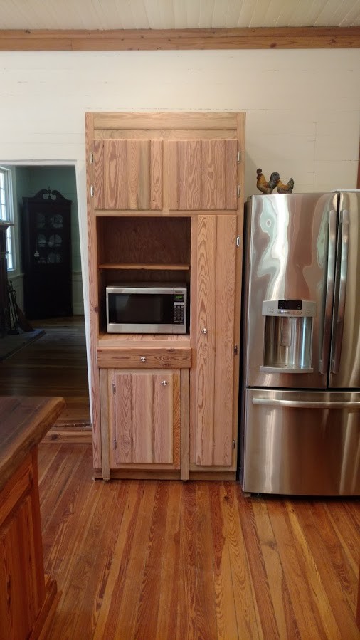Heart Pine Cabinetry