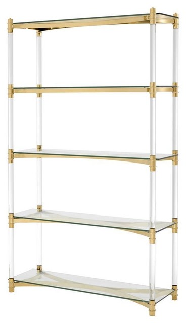 5 Shelf Gold Cabinet Eichholtz Trento Contemporary Display And Wall Shelves By Oroa 1 Eichholtz Furniture Store