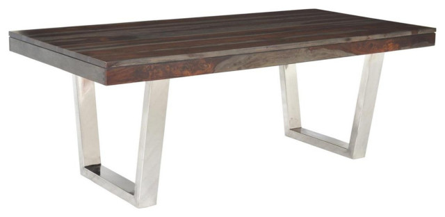 Coast to Coast Grayson Dining Table with Stainless Steel Base - 93450
