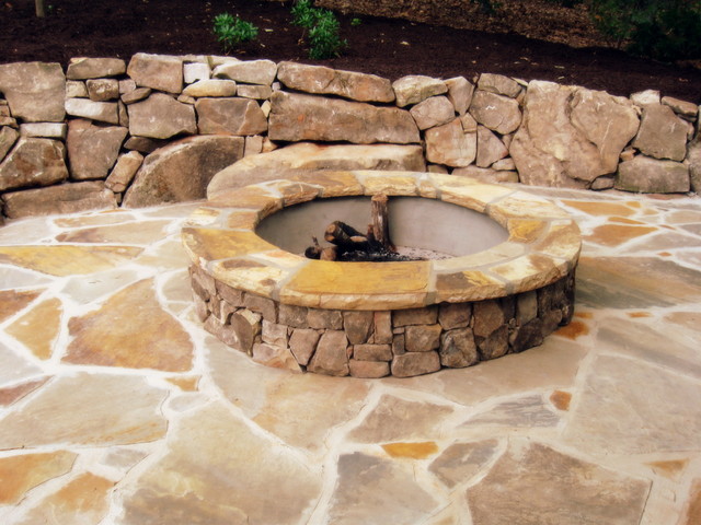 Rock Work patio