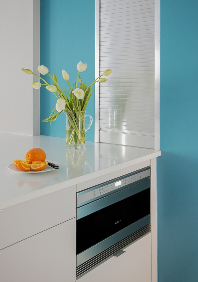Home design - mid-sized contemporary home design idea in Boston
