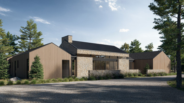 Stonecrest | Exterior Rendering 01 rustic-rendering