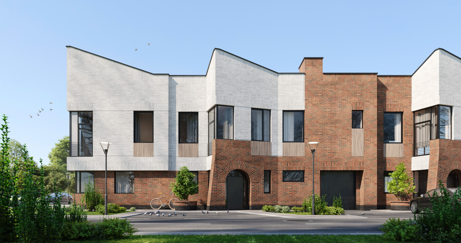 Таунхаусы в Бережных двориках