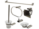 Kingston Brass BAK297348SN 3-Piece Bathroom Accessories Set, Brushed Nickel