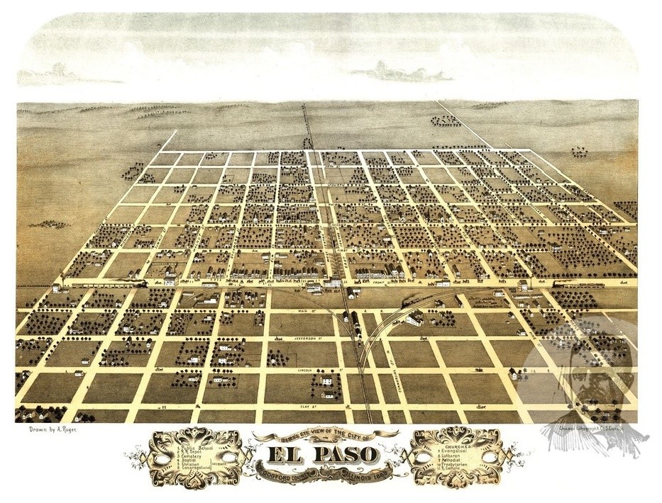 El Paso Illinois Map Old Map Of El Paso Illinois 1869, Vintage Map Art Print - Contemporary - Prints And Posters - By Ted's Vintage Art | Houzz El Paso Illinois Map Old Map Of El Paso Illinois 1869, Vintage Map Art Print - Contemporary - Prints And Posters - By Ted's Vintage Art | Houzz