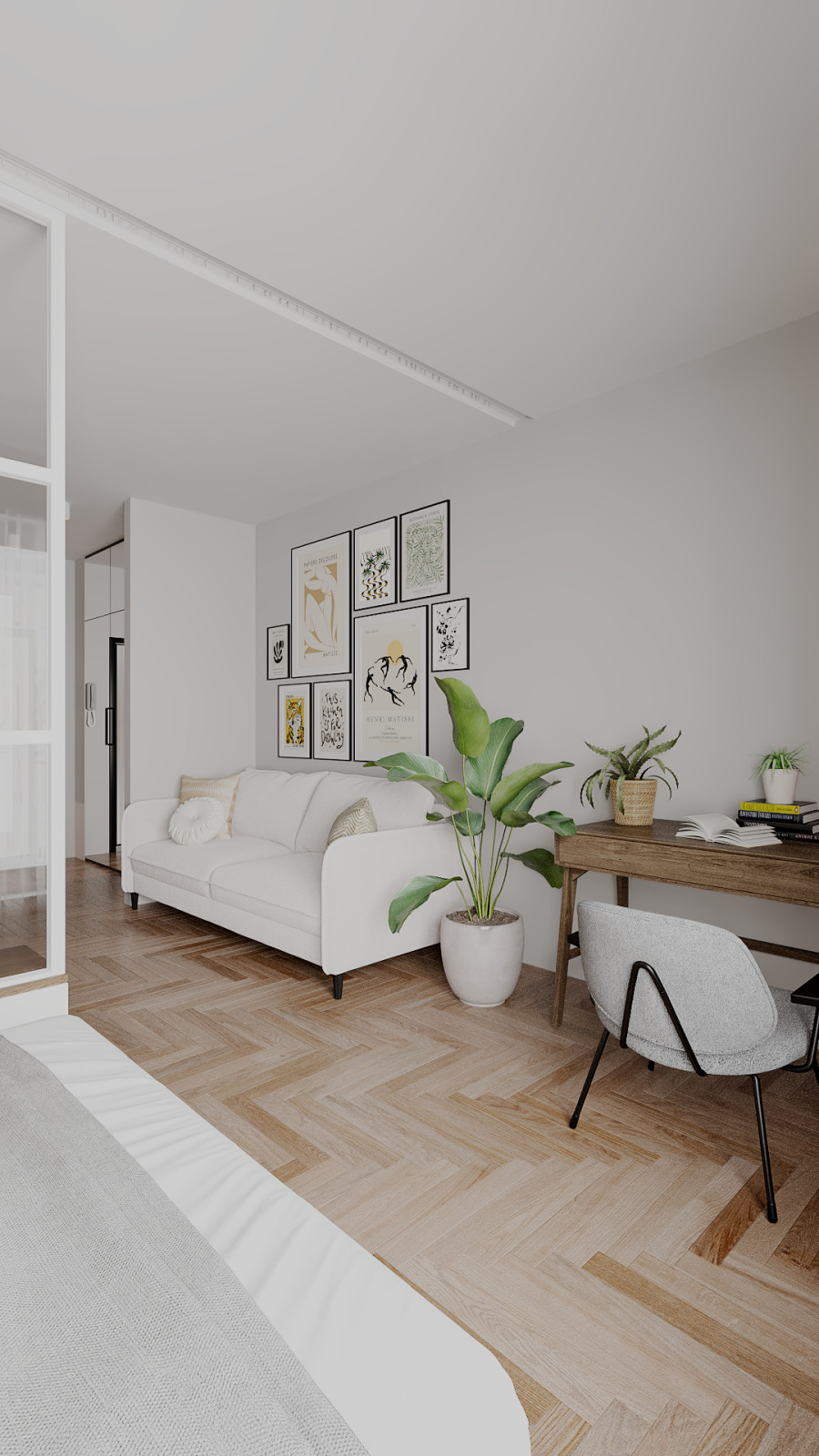 Дизайн-проект студии 33 м²