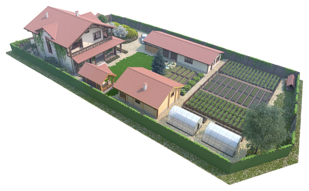 Индивидуальный жилой дом с участком