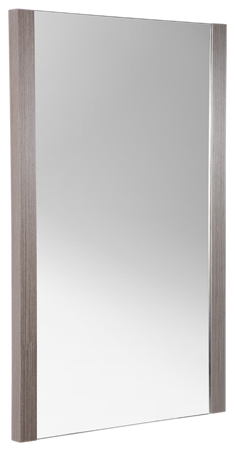 Torino Mirror, Gray Oak, 21"