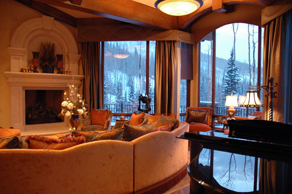 Photo of a mediterranean living room in Salt Lake City.