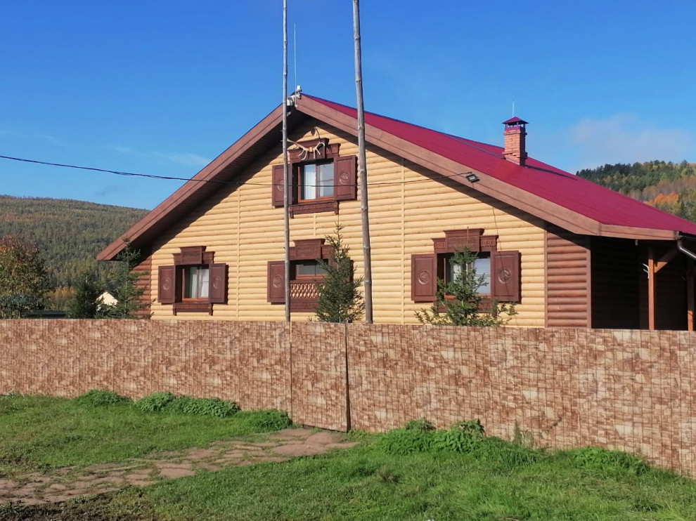 Оформление экстерьера дома охотника