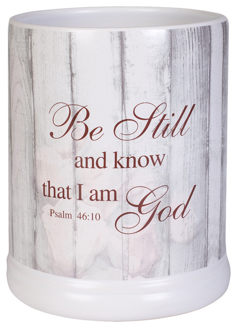 "Be Still and Know" Candle Jar Warmer