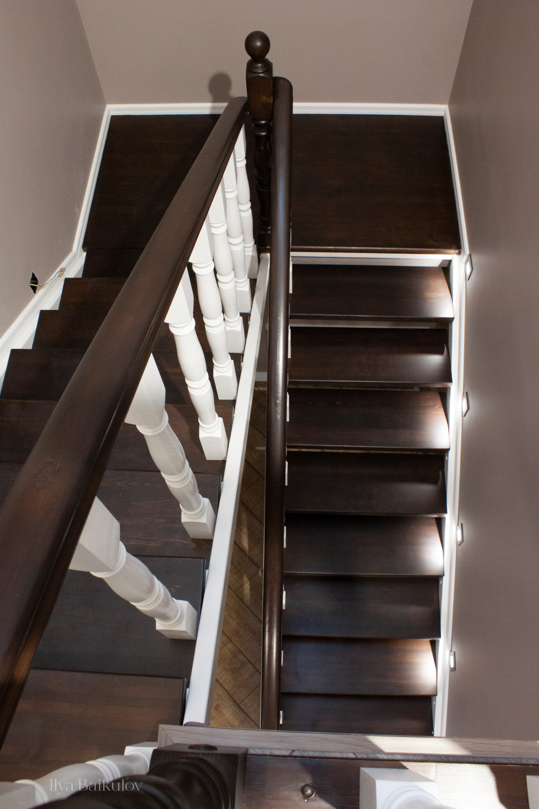 Лестничная клетка в частном доме