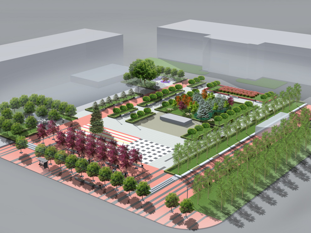 Площадь Советская (визуализации)