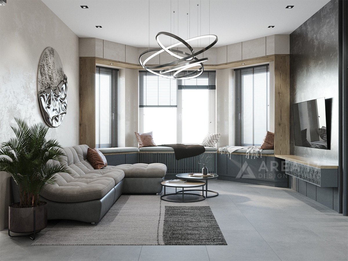 Интерьер дома с элементами Лофта