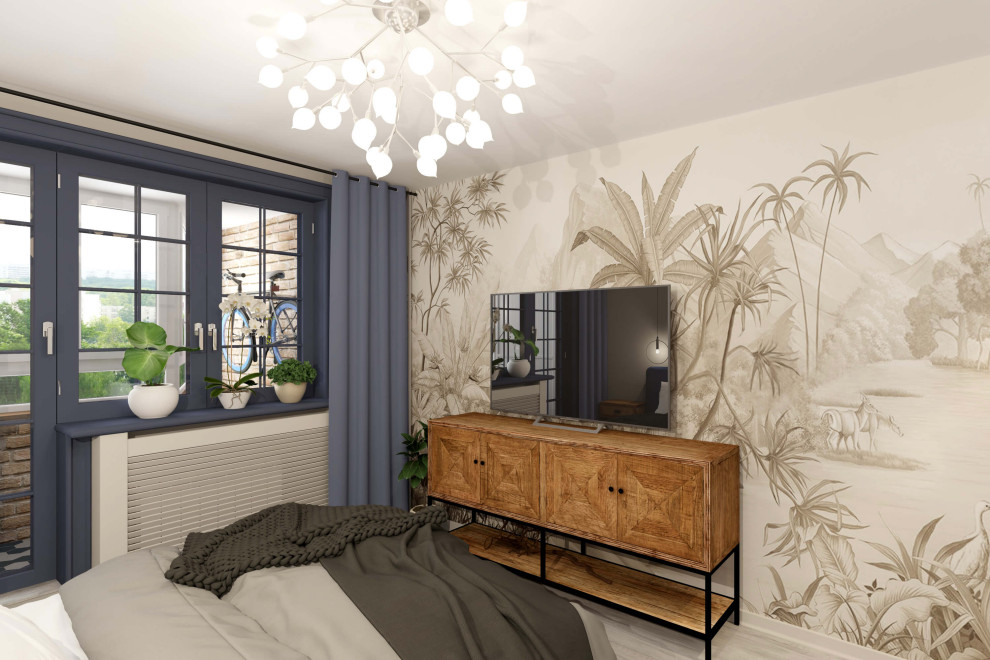 Трехкомнатная квартира 78 м2 в современном стиле, в доме серии П-44