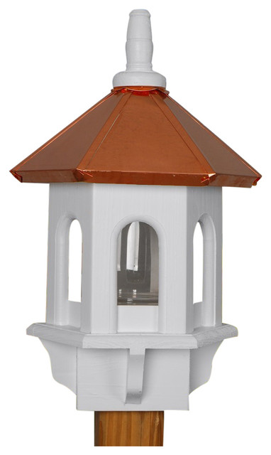 Copper Top Gazebo Style Bird Feeder