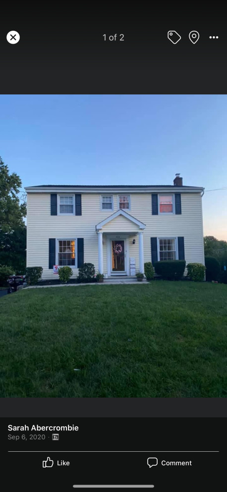 Pink Front Door  Certainteed vinyl siding, Blue vinyl siding