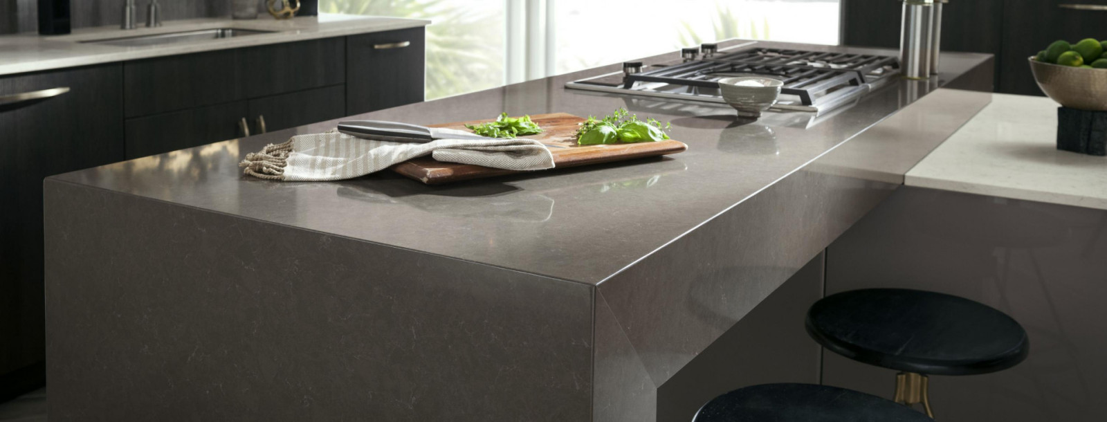 Столешницы из керамогранита клееные