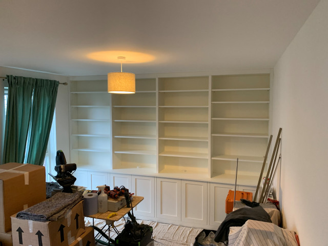 Avenue Road, N14 nyklassisk-vardagsrum