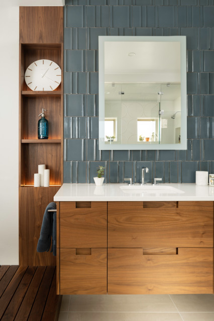 Entertainer's Oasis modern-bathroom