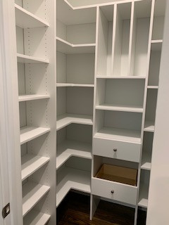 Spacious Walk-in Pantry with Tray-Dividers