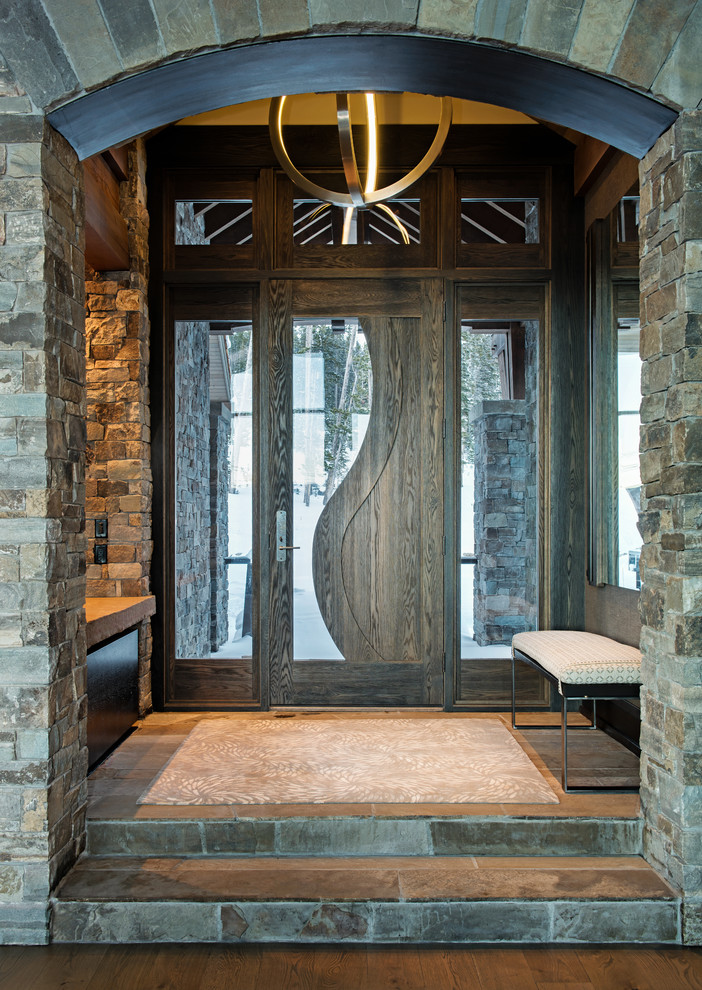 Entryway - transitional entryway idea