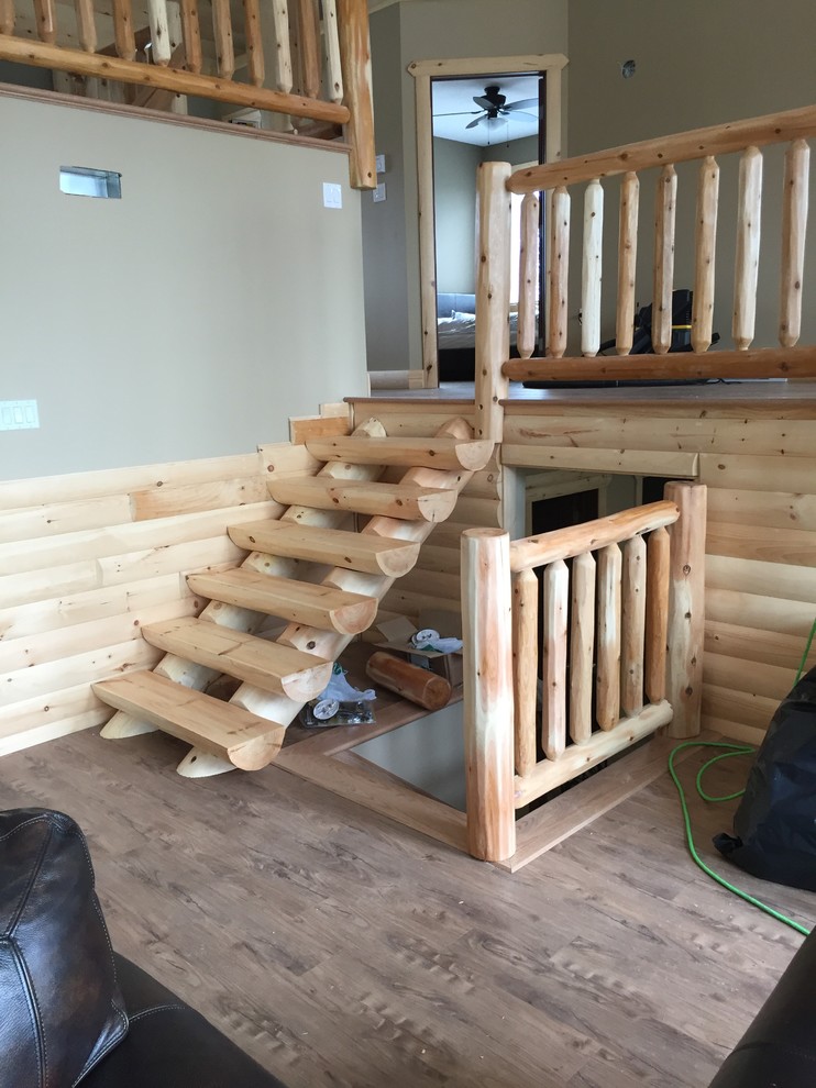 Staircase - rustic staircase idea