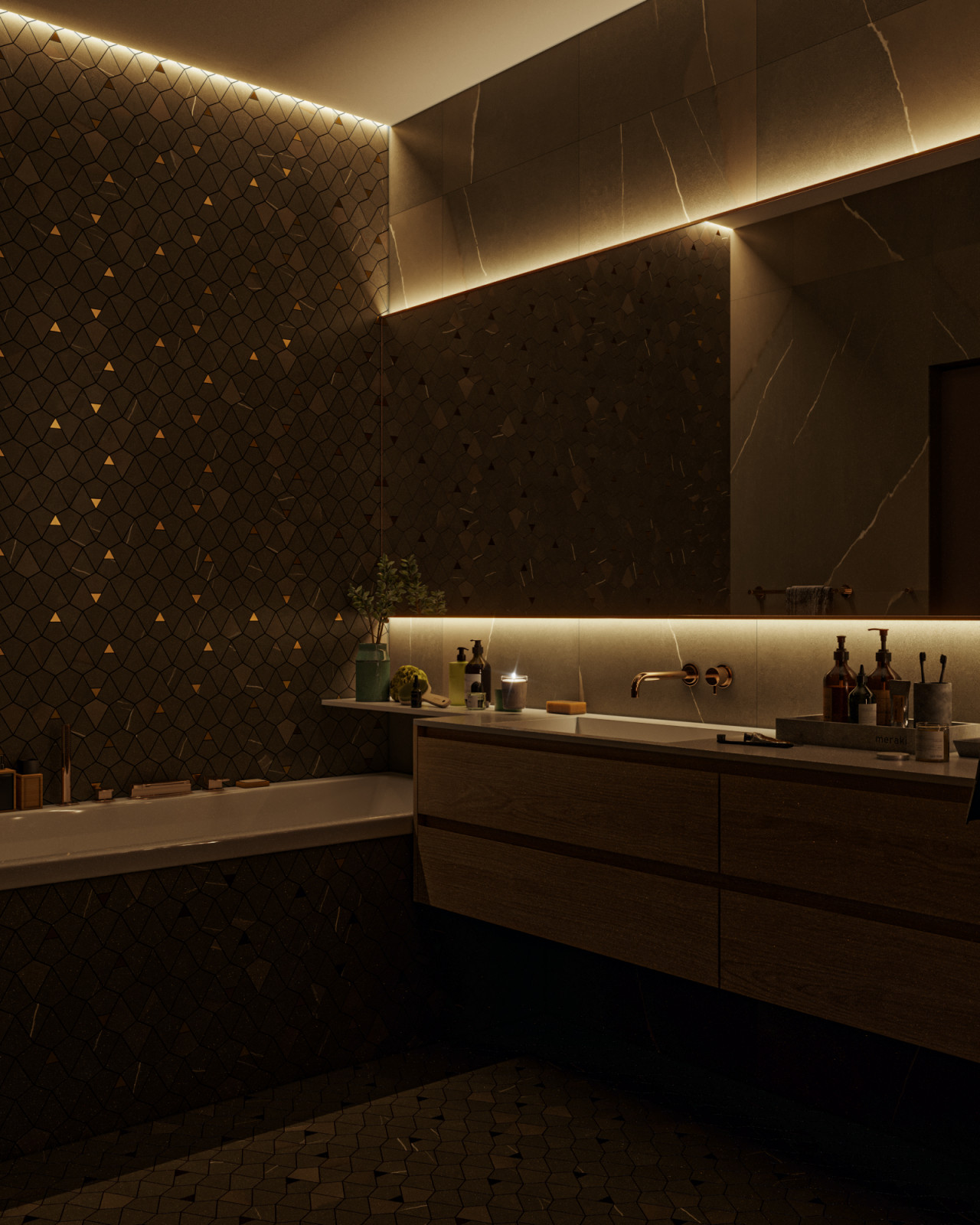 Теплый проект квартиры на севере