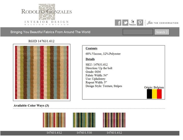 Rodolfo Gonzales Private Label Textiles
