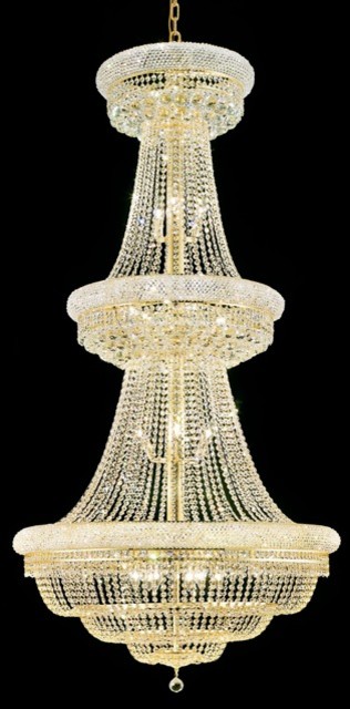 Elegant Lighting 1803G36G/EC Chandelier from the Primo Collection