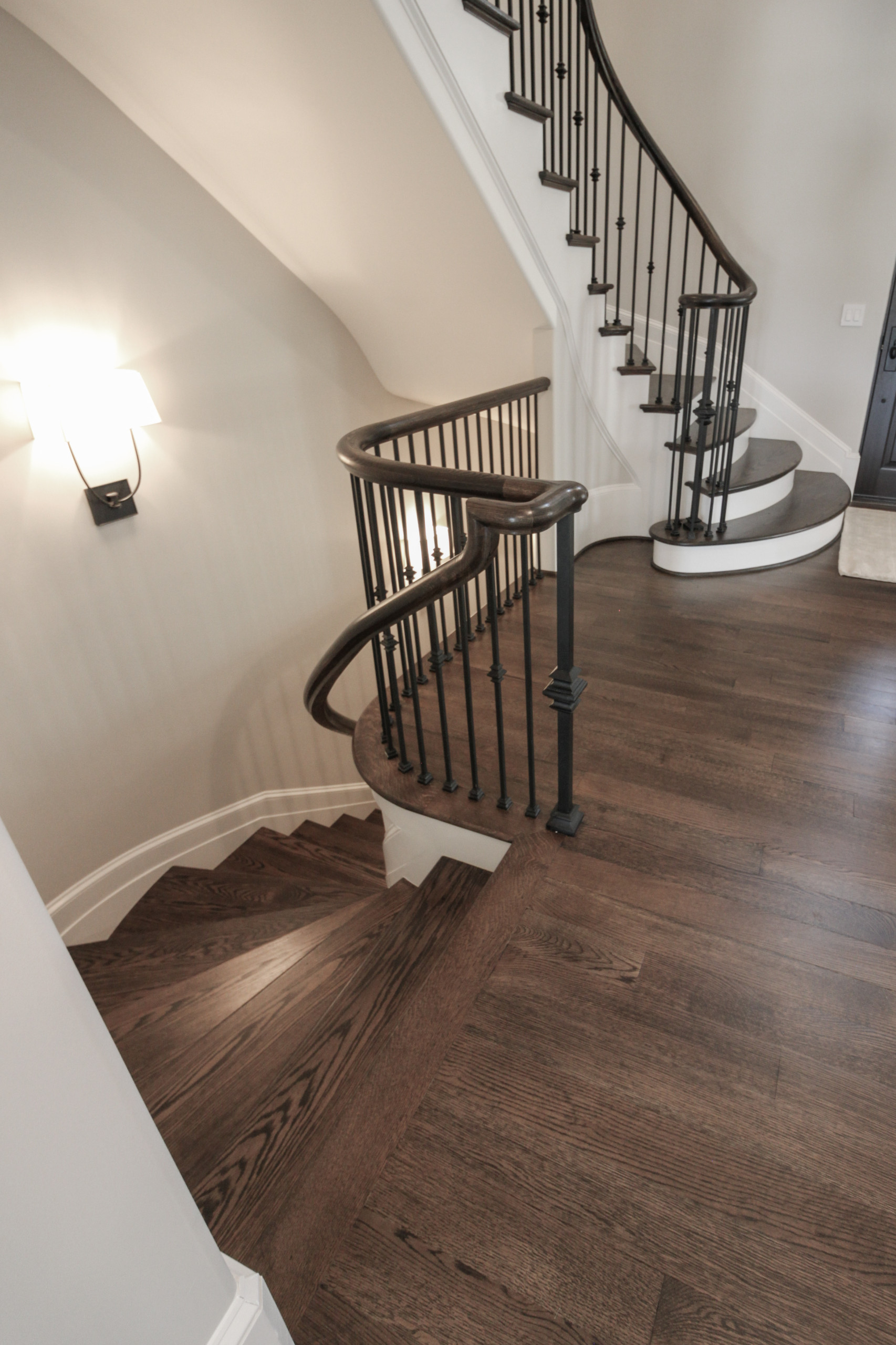 86_ Gorgeous Floating Curved Staircase, McLean VA 22066