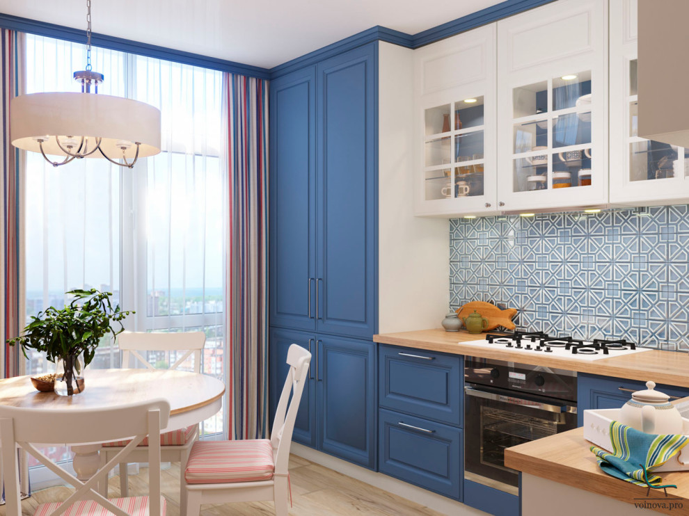 Кухня в морском стиле