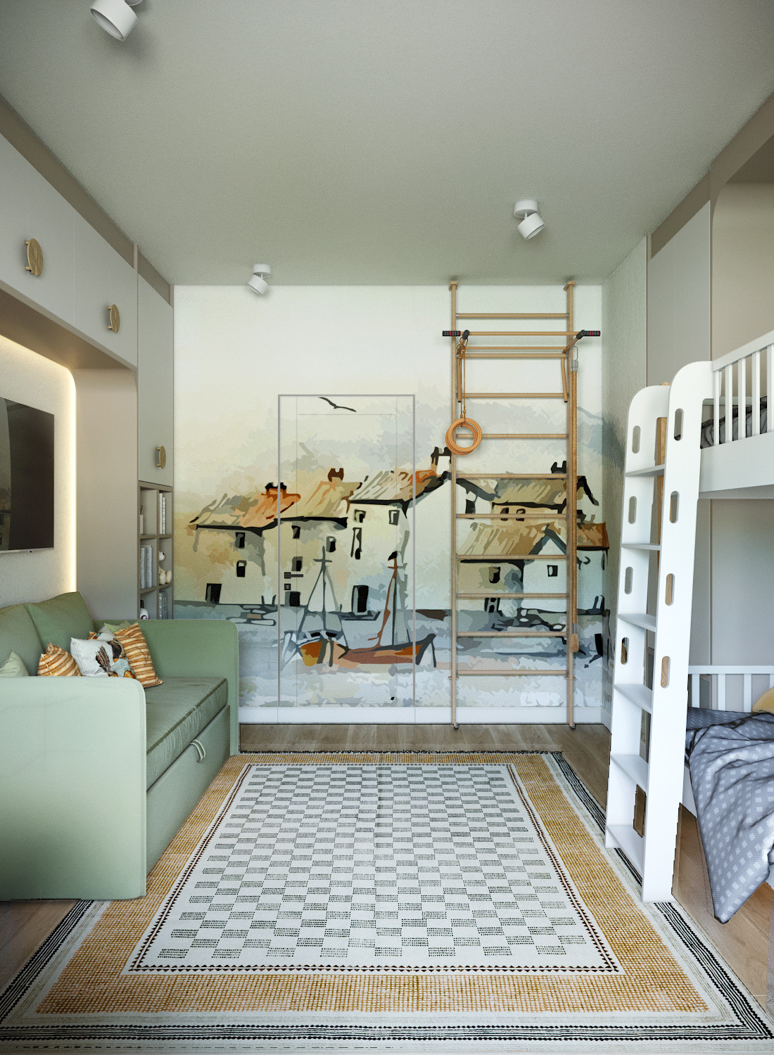 Квартира для семьи с 3мя детьми