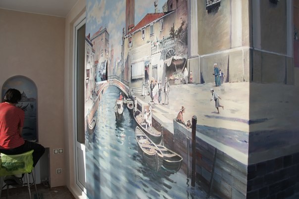 Роспись "Венеция"