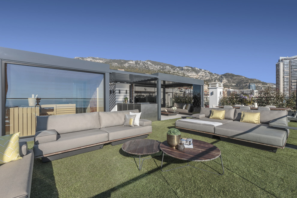 Interior design of a penthouse in Monte-Carlo