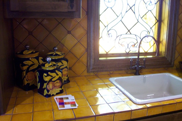 More Mexican Tile! mediterranean-kitchen