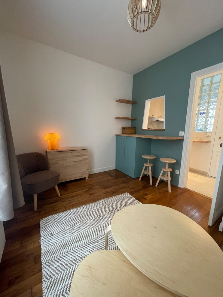 Skandinavisches Wohnzimmer in Paris