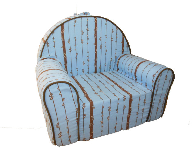 Fun Furnishings My First Chair Moon Organic in Blue/ Brow